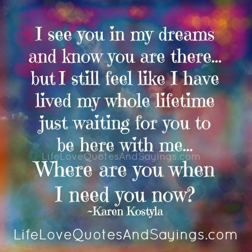 Dreaming Love Quotes
 Dream Love Quotes And Sayings QuotesGram