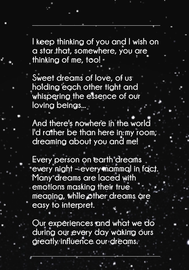 Dreaming Love Quotes
 50 Sweet Dreams My Love Quotes for Her & Him