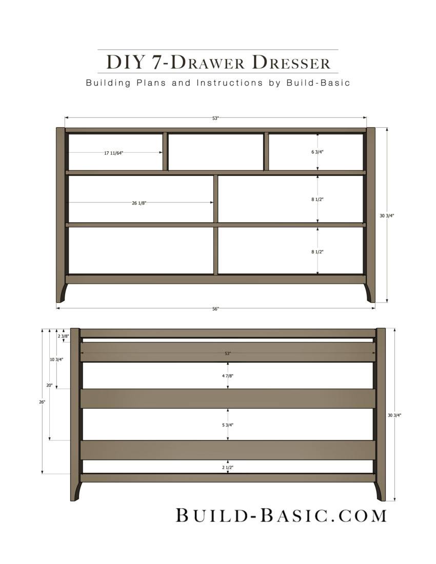 Dresser Plans DIY
 Build a DIY 7 Drawer Dresser ‹ Build Basic