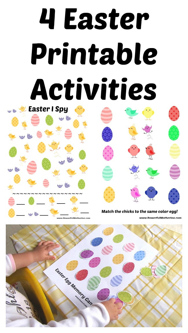 Easter Activities For Toddlers
 Easter Printable Activities for Kids