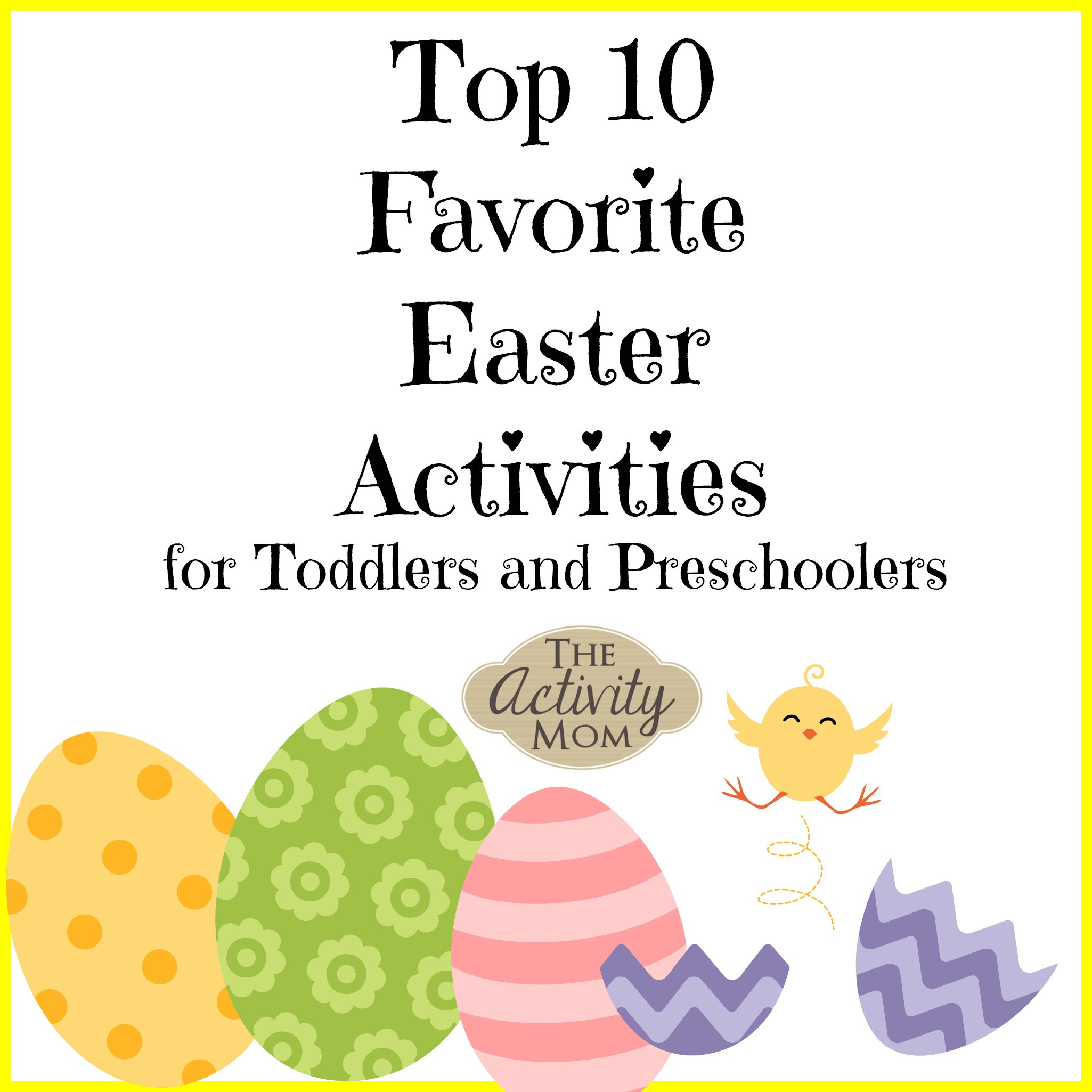 Easter Activities For Toddlers
 The Activity Mom 10 Easter Activities The Activity Mom