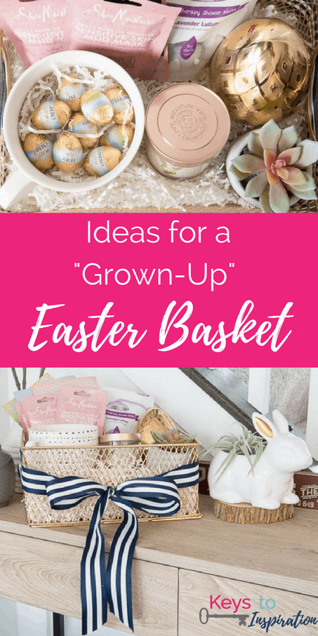 Easter Basket Ideas For Adults No Candy
 Ideas for a “Grown Up” Easter Basket Keys To Inspiration