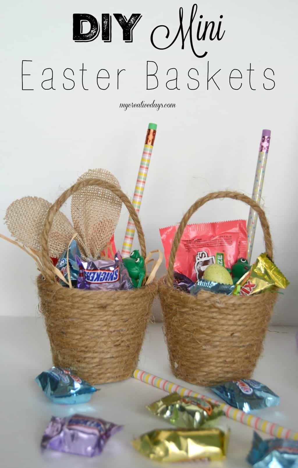 Easter Baskets Diy
 DIY Mini Easter Baskets My Creative Days