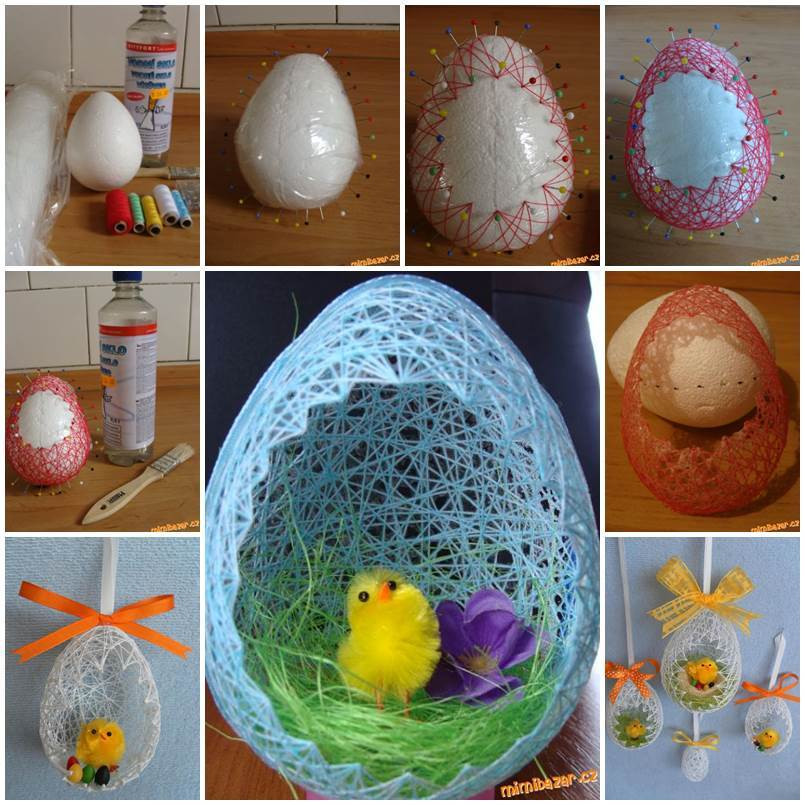 Easter Baskets Diy
 DIY Egg Shaped Easter Basket 2 ways