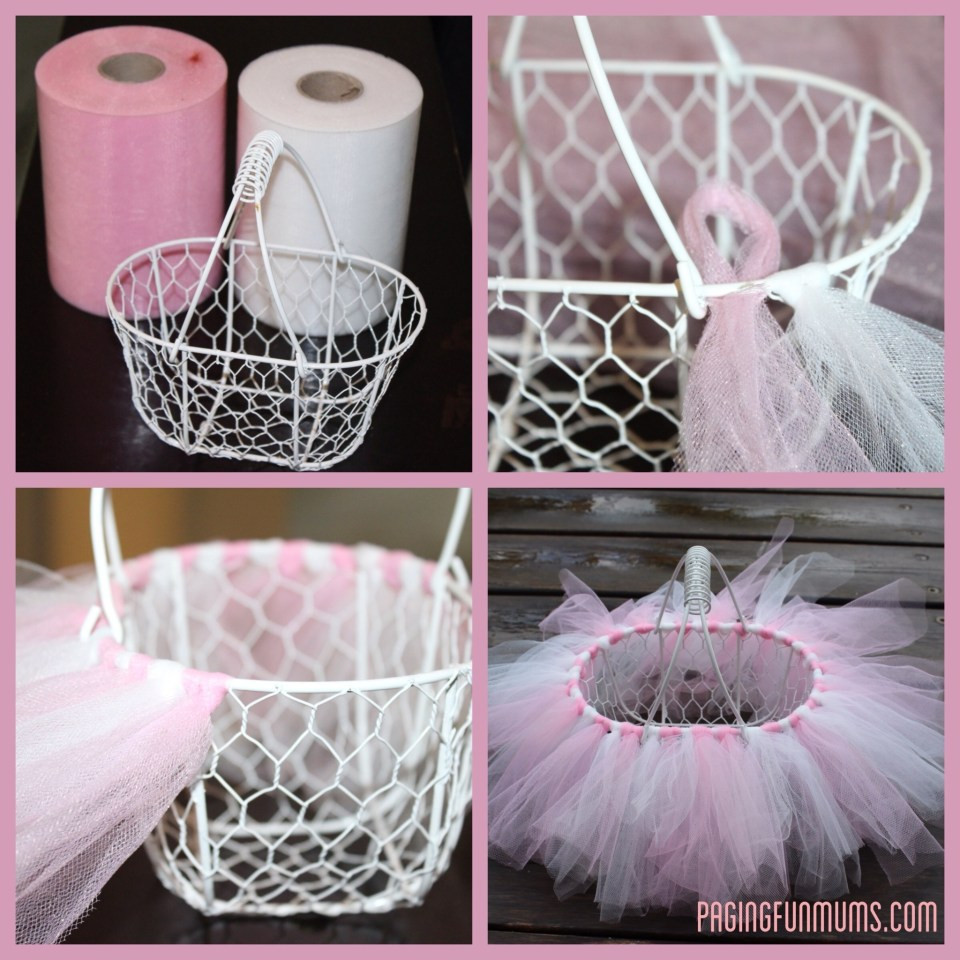Easter Baskets Diy
 Easy DIY Tutu Easter Basket Paging Fun Mums