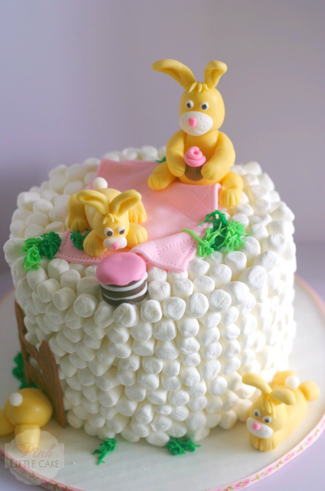 Easter Bunny Cake Ideas
 Pink Little Cake Easter Extravaganza Project Marshmallow