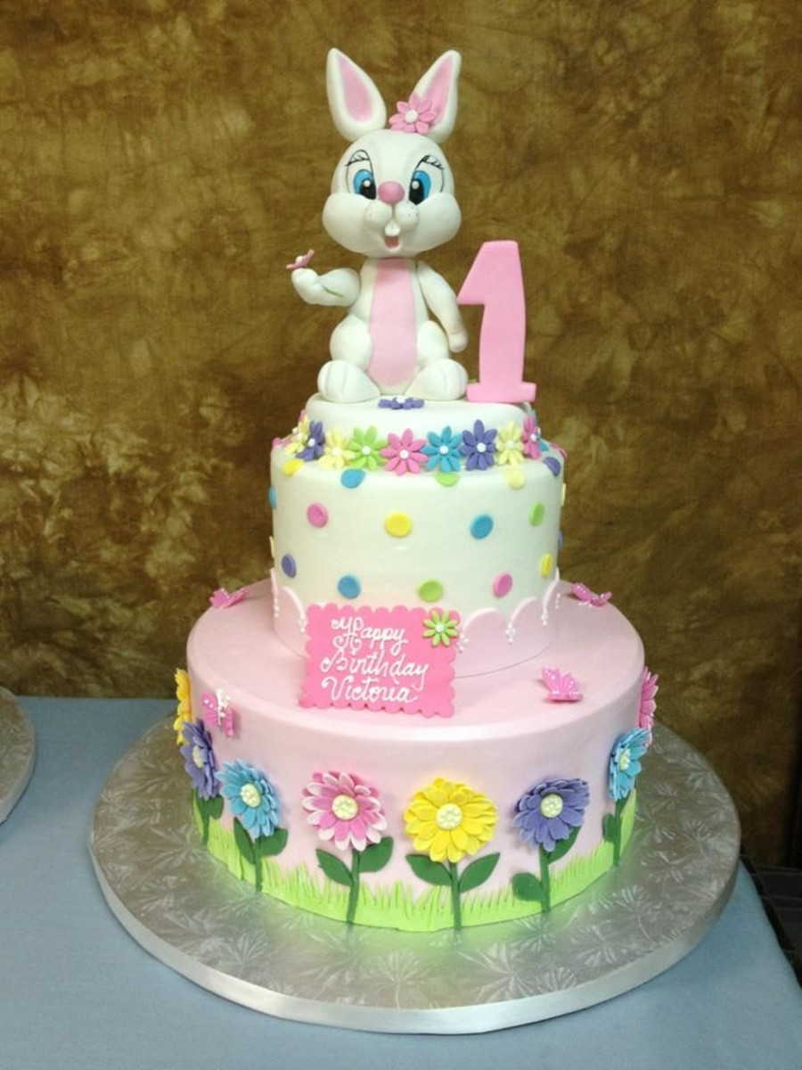 Easter Bunny Cake Ideas
 Easter Bunny Birthday Cake CakeCentral