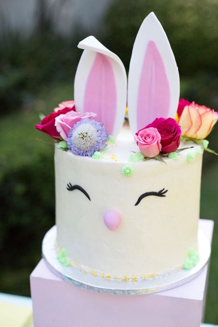 Easter Bunny Cake Ideas
 Kara s Party Ideas Easter Garden Party