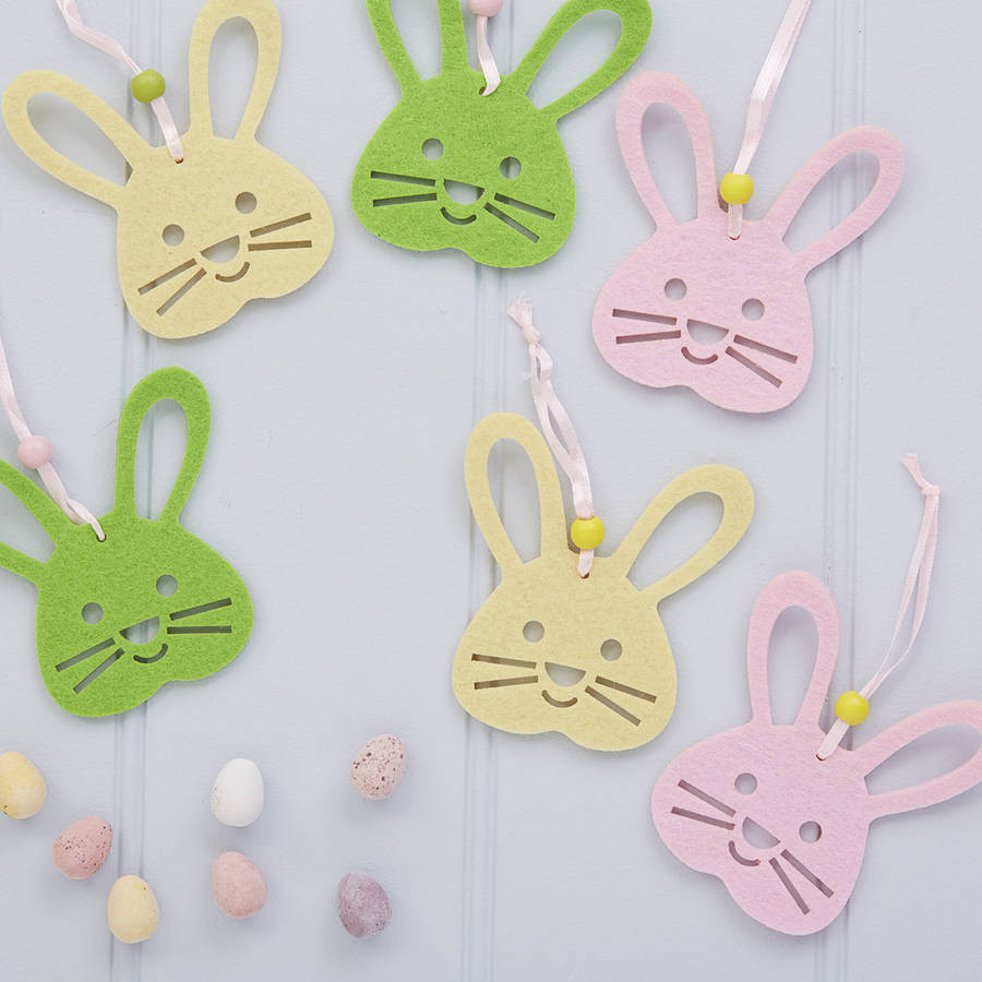 Easter Bunny Ideas For Easter Morning
 six bunny easter decorations by the chicken and the egg