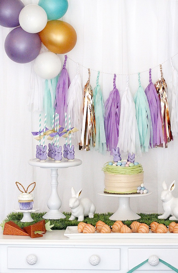 Easter Bunny Party Ideas
 Kara s Party Ideas "Bunny Bash" Easter Party for Kids