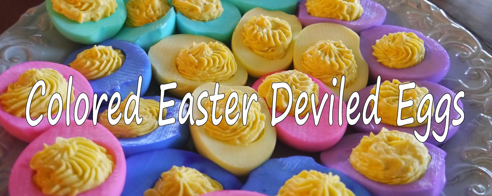 Easter Colored Deviled Eggs
 I Can Totally Do That Colored Easter Deviled Eggs
