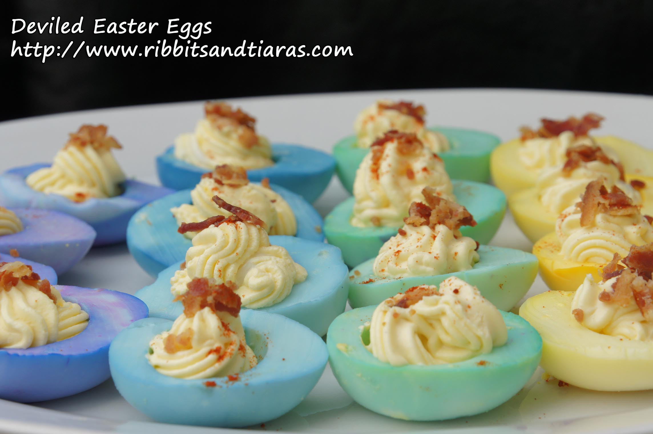 Easter Colored Deviled Eggs
 Colored Deviled Easter Eggs