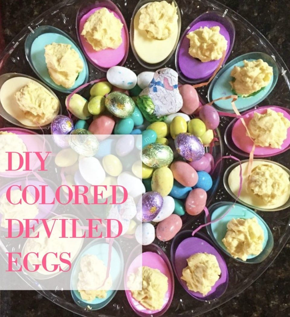 Easter Colored Deviled Eggs
 Colored Deviled Eggs for Easter Grandma’s Deviled Egg Recipe