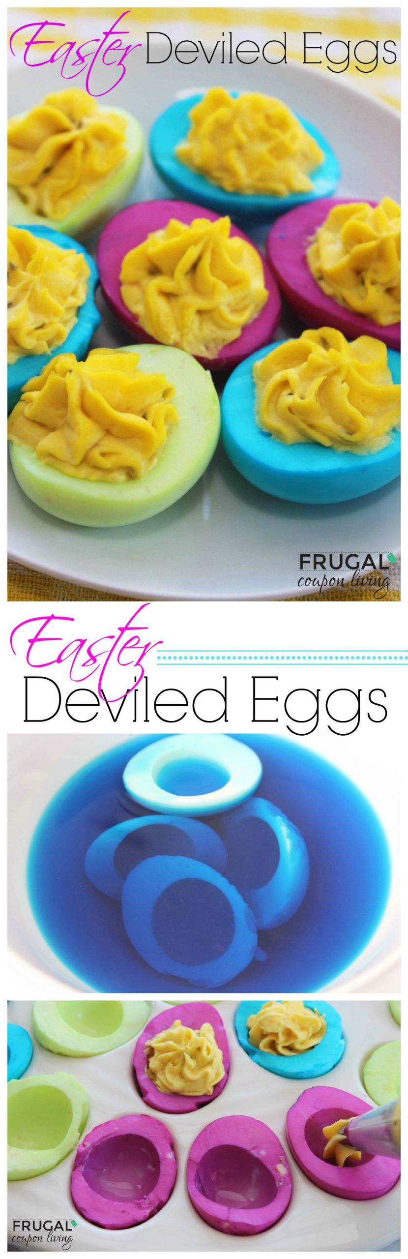 Easter Colored Deviled Eggs
 Easter Neon Deviled Eggs Easy Colored Egg Tutorial