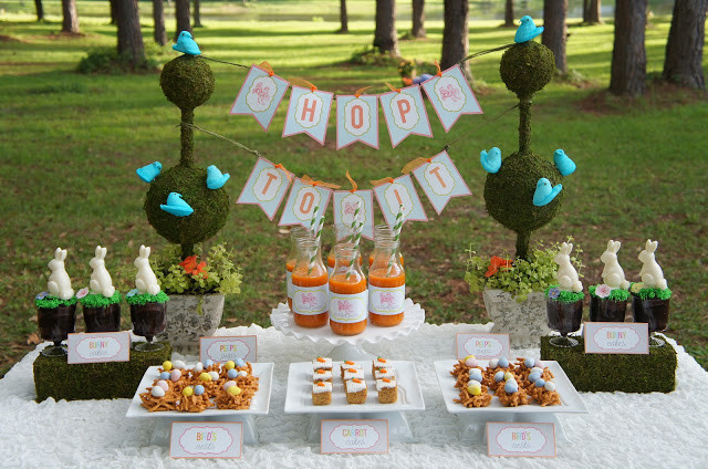 Easter Entertaining &amp; Party Ideas
 Hop Over Easter Party Real Parties I ve Styled