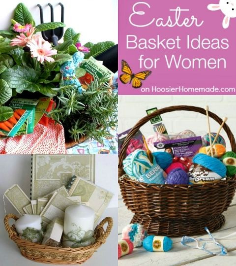 Easter Gift Baskets Ideas
 Easter Basket Ideas for Women on HoosierHomemade