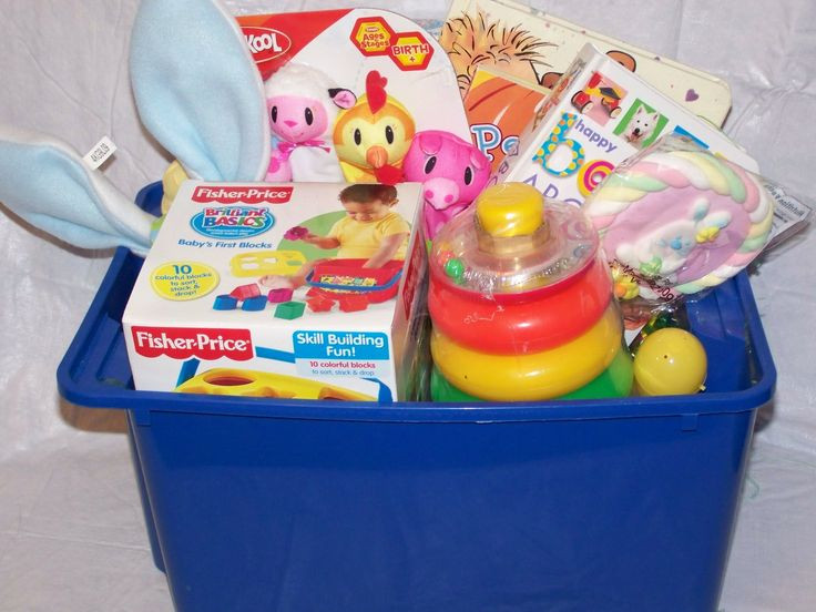 Easter Gifts For Infants
 Baby s 1st Easter Basket Change a few items and this