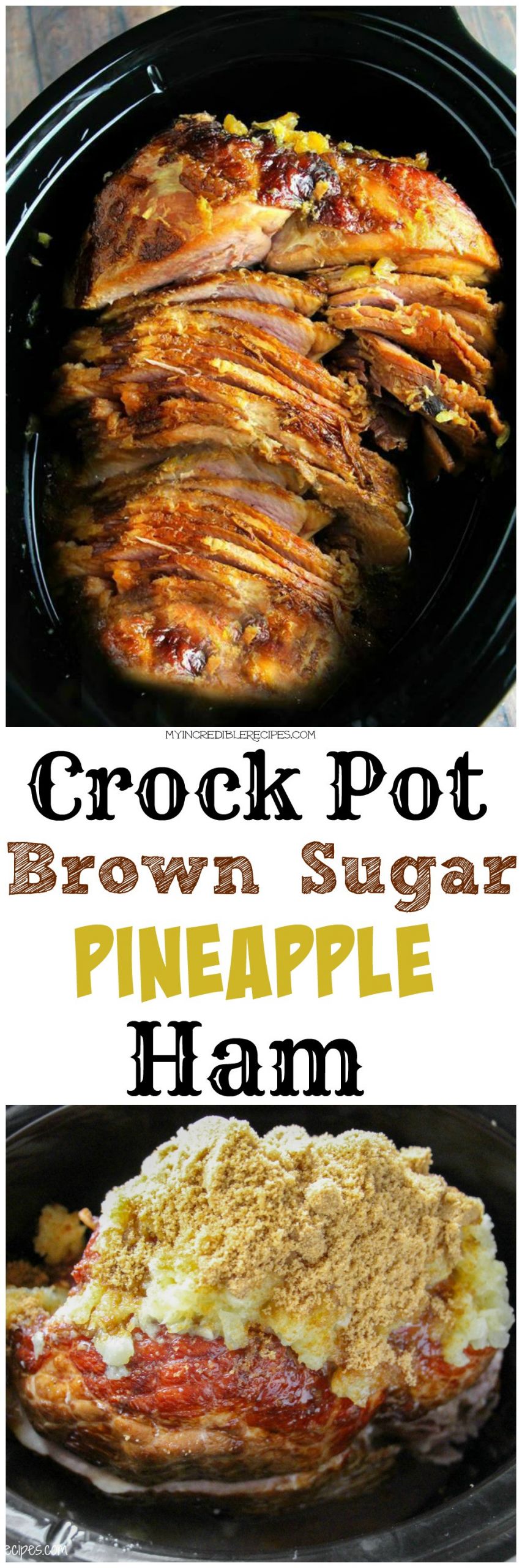 Easter Ham In A Crockpot
 Crock Pot Brown Sugar Pineapple Ham
