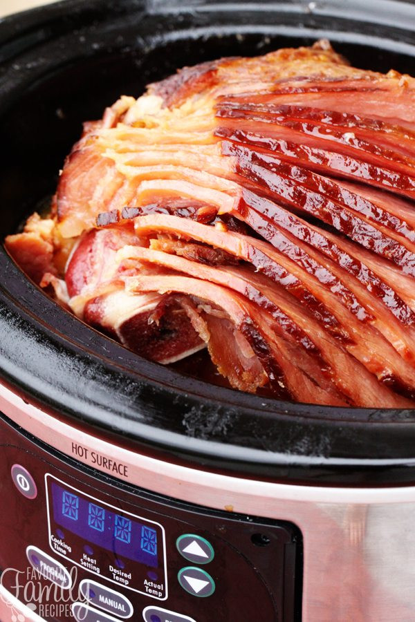 Easter Ham In A Crockpot
 Slow Cooker Ham with Maple and Brown Sugar