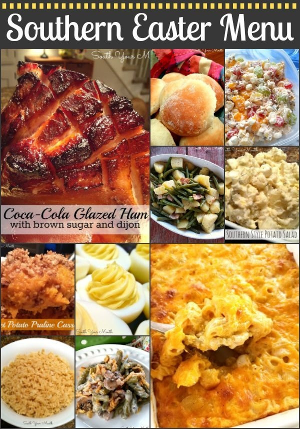 Easter Menu Ham
 Southern Side Dishes For Christmas Ham