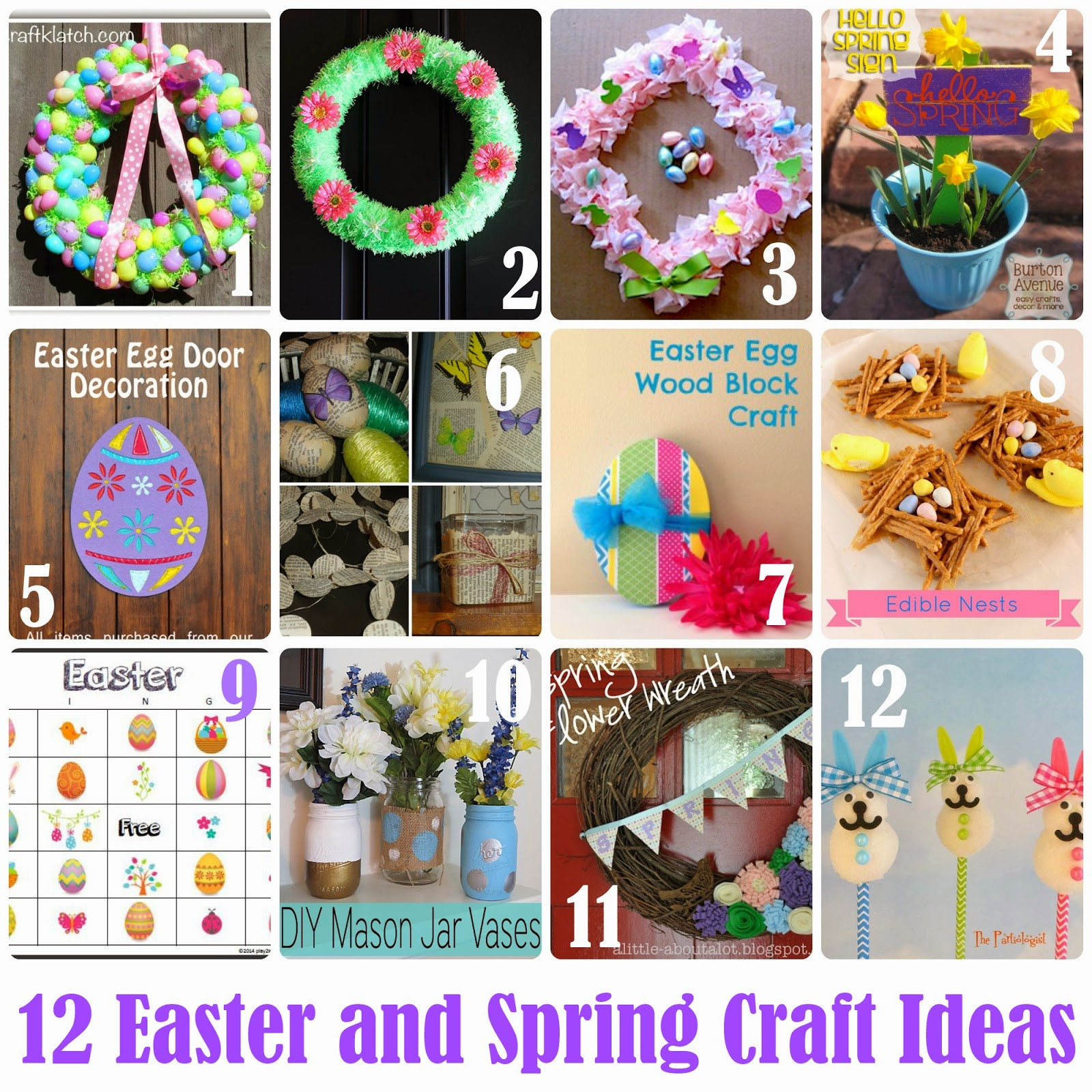 Easter Party Craft Ideas
 Pieces by Polly 12 Easter and Spring Craft Ideas Weekly