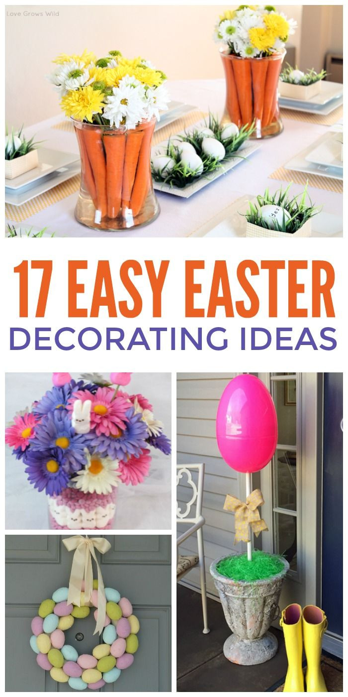 Easter Party Decor Ideas
 17 Easiest Ever Easter Decorating Ideas