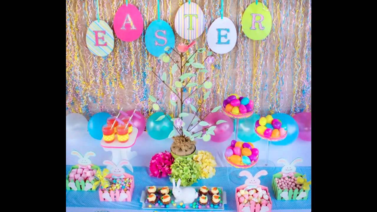Easter Party Decor Ideas
 at home Easter Party ideas for kids