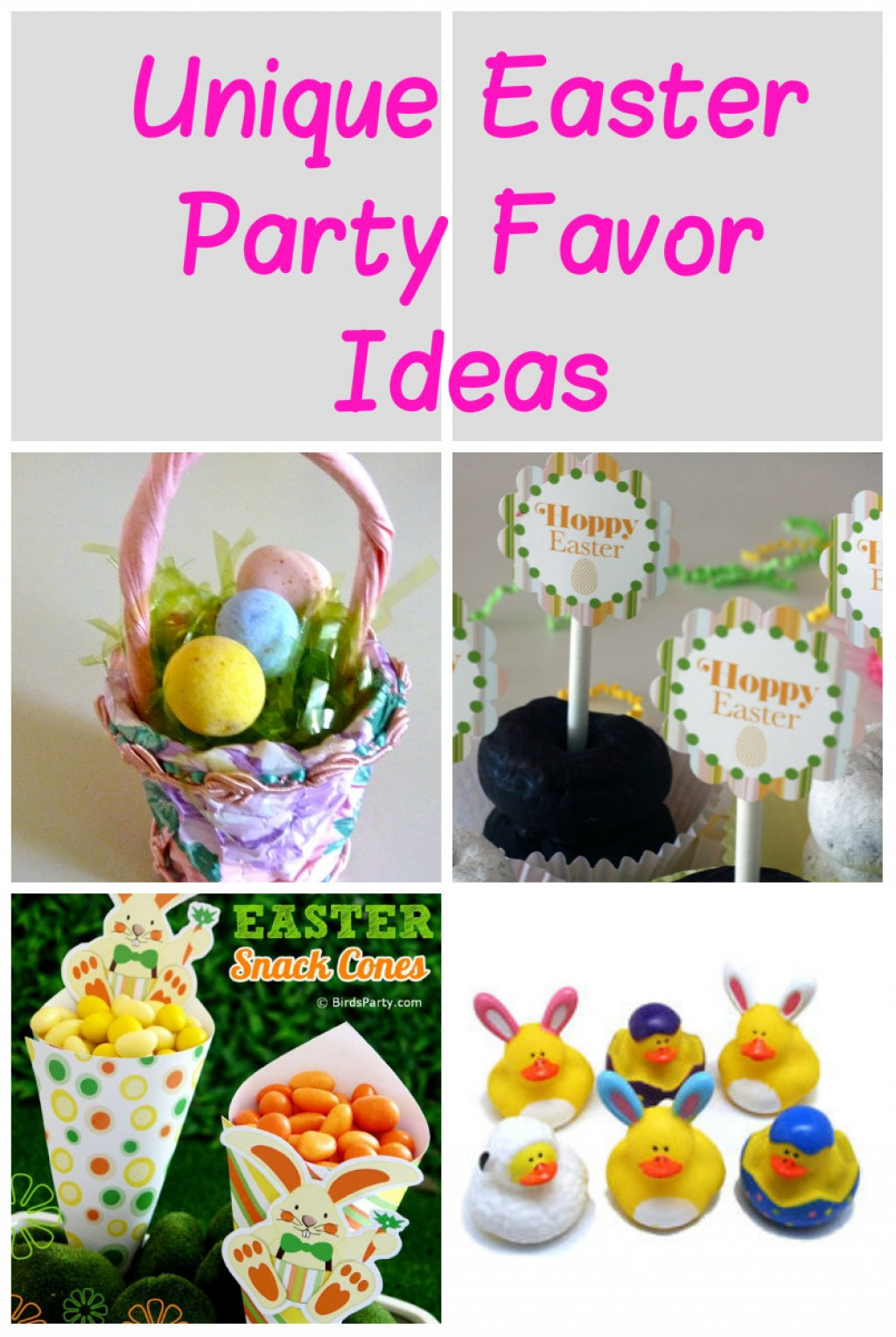 Easter Party Favor Ideas
 Unique Easter Party Favor Ideas for Kids