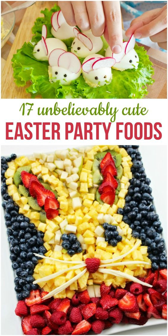 Easter Party Food Ideas Pinterest
 17 Unbelievably Cute Easter Party Foods for Your Brunch or