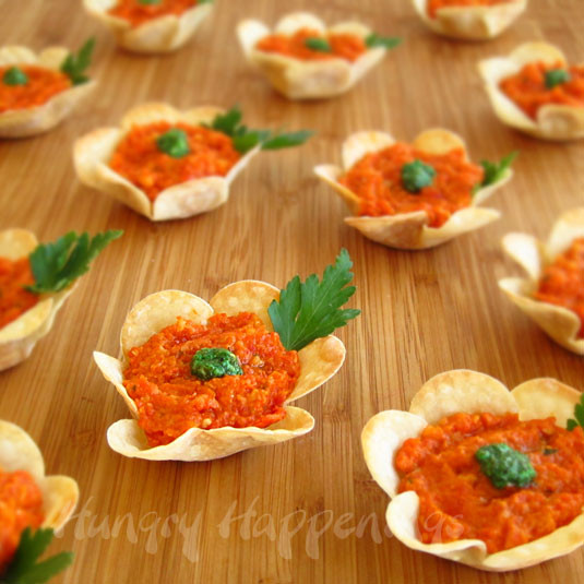 Easter Party Food Ideas Pinterest
 Flower Crisps Appetizers Hungry Happenings Easter Recipes