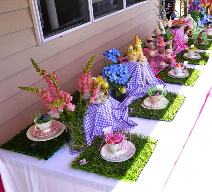 Easter Party Ideas On Pinterest
 Easter Table Scape Party Ideas