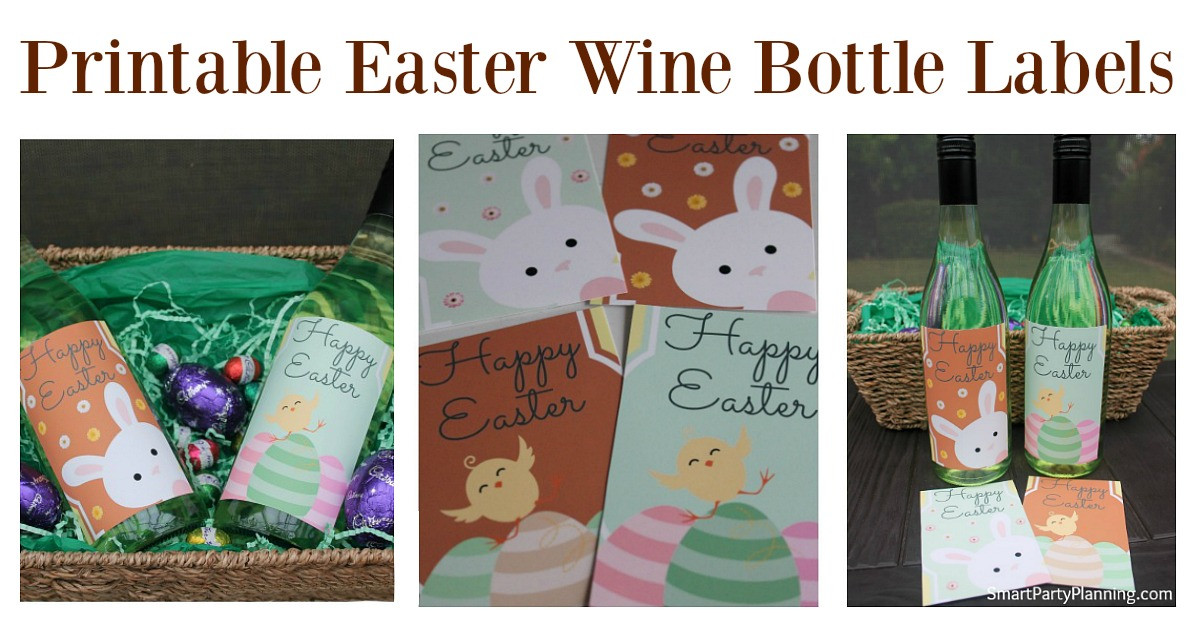 Easter Party Planning Ideas
 The Best Easter Wine Bottle Labels Perfect As An Easter Gift