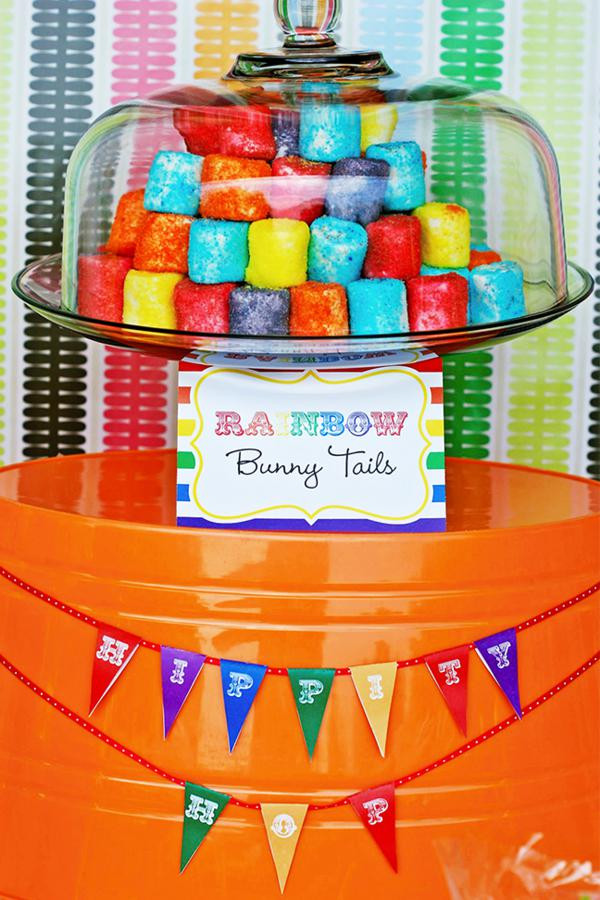 Easter Party Planning Ideas
 Kara s Party Ideas Rainbow Easter Hop Girl Boy Colorful