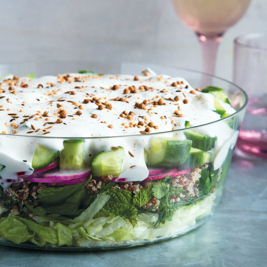 Easter Salads Food Network
 Middle Eastern Seven Layer Salad Recipe Kristin Donnelly