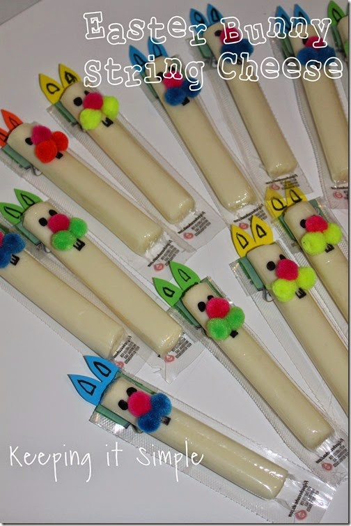Easter School Party Ideas
 Keeping it Simple Easter Party Treat Idea Bunny String