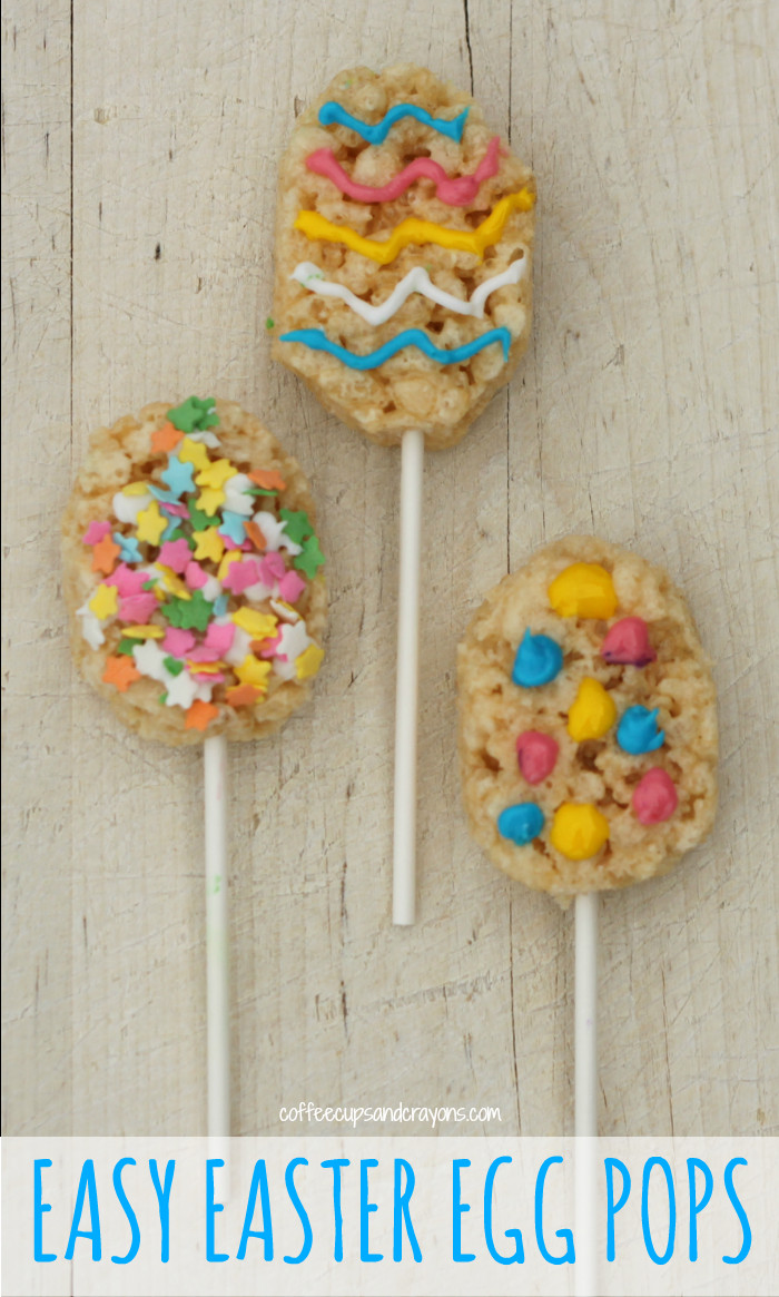Easter School Party Ideas
 Easy Easter Egg Rice Krispies Pops