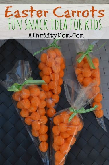 Easter Snack Ideas Party
 Easter Carrots Fun Snack Idea for Kids Easter Snack
