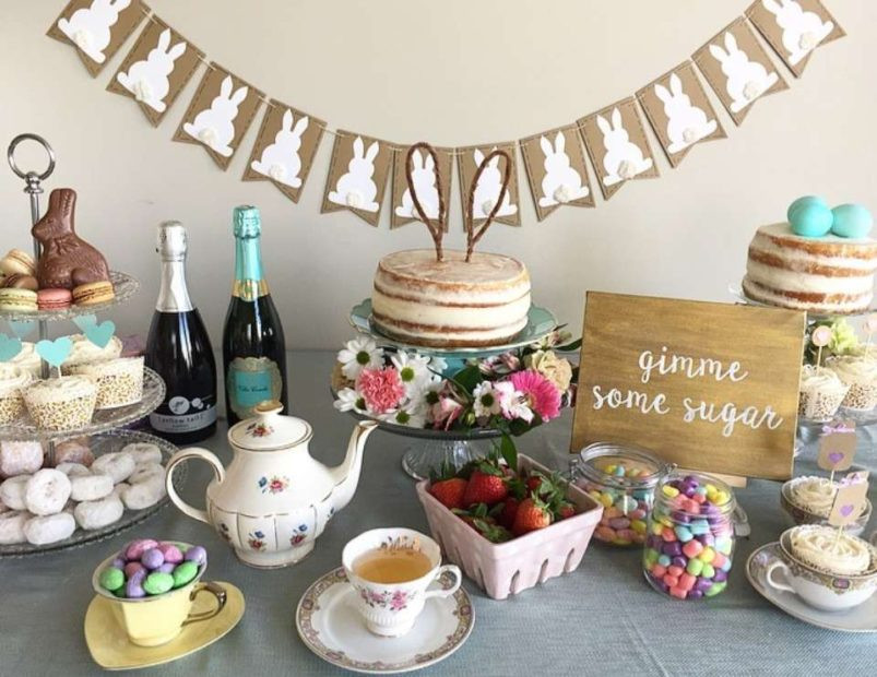 Easter Tea Party Ideas
 EASTER PARTY IDEAS DECOR GAMES CRAFTS FREE PRINTABLES