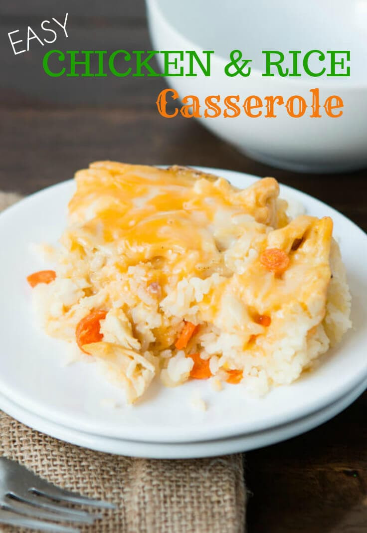 Easy Chicken Rice Casserole
 Chicken and Rice Casserole Oh Sweet Basil