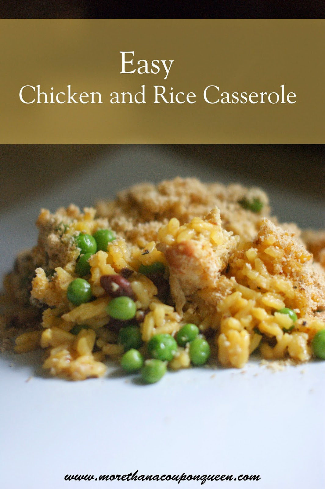 Easy Chicken Rice Casserole
 Easy Chicken & Rice Casserole More Than A Homeschool Mom