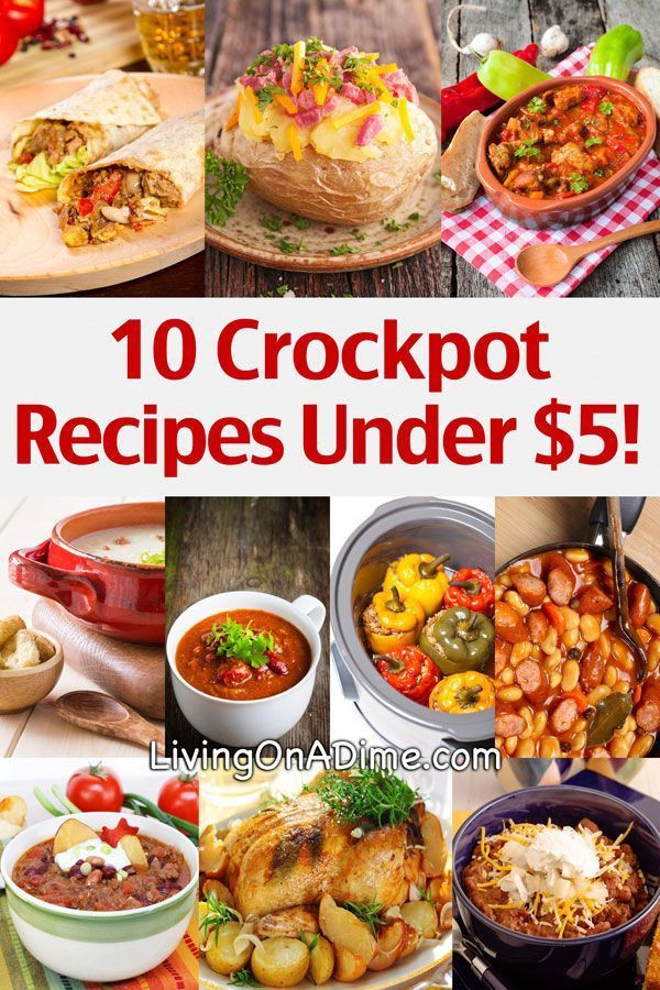 Easy Dinner Recipes For Family Of 6
 10 Crockpot Recipes Under $5 Easy Meals Your Family Will