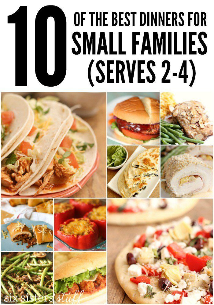 Easy Dinner Recipes For Family Of 6
 10 of the best dinners for small families from