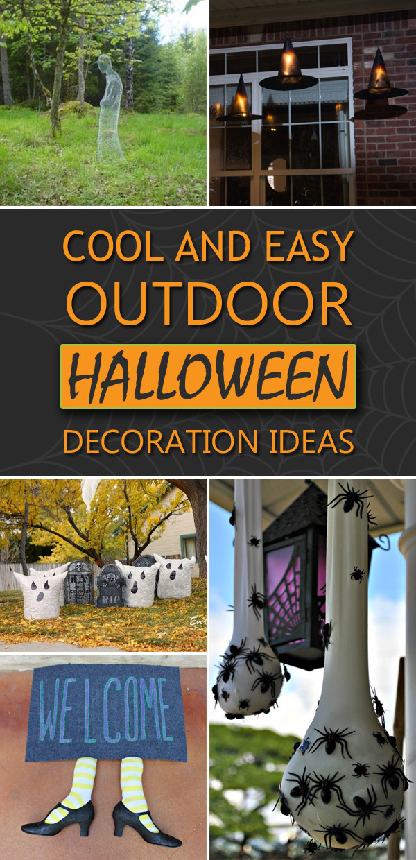 Easy DIY Halloween Decorations Outdoor
 14 Cool And Easy DIY Outdoor Halloween Decoration Ideas