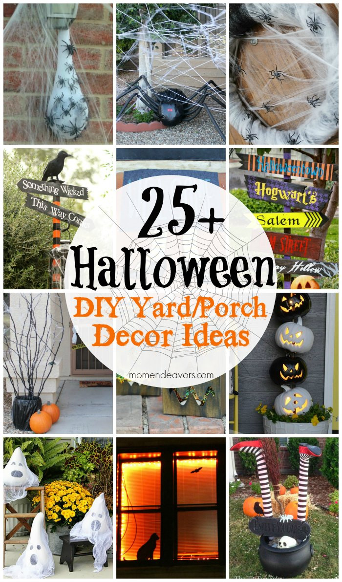 Easy DIY Halloween Decorations Outdoor
 25 DIY Halloween Yard & Porch Decor Ideas
