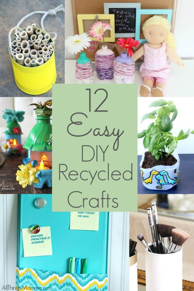 Easy DIY Projects For Kids
 DIY Recycled Bottle Flower Vase Craft All Things Mamma