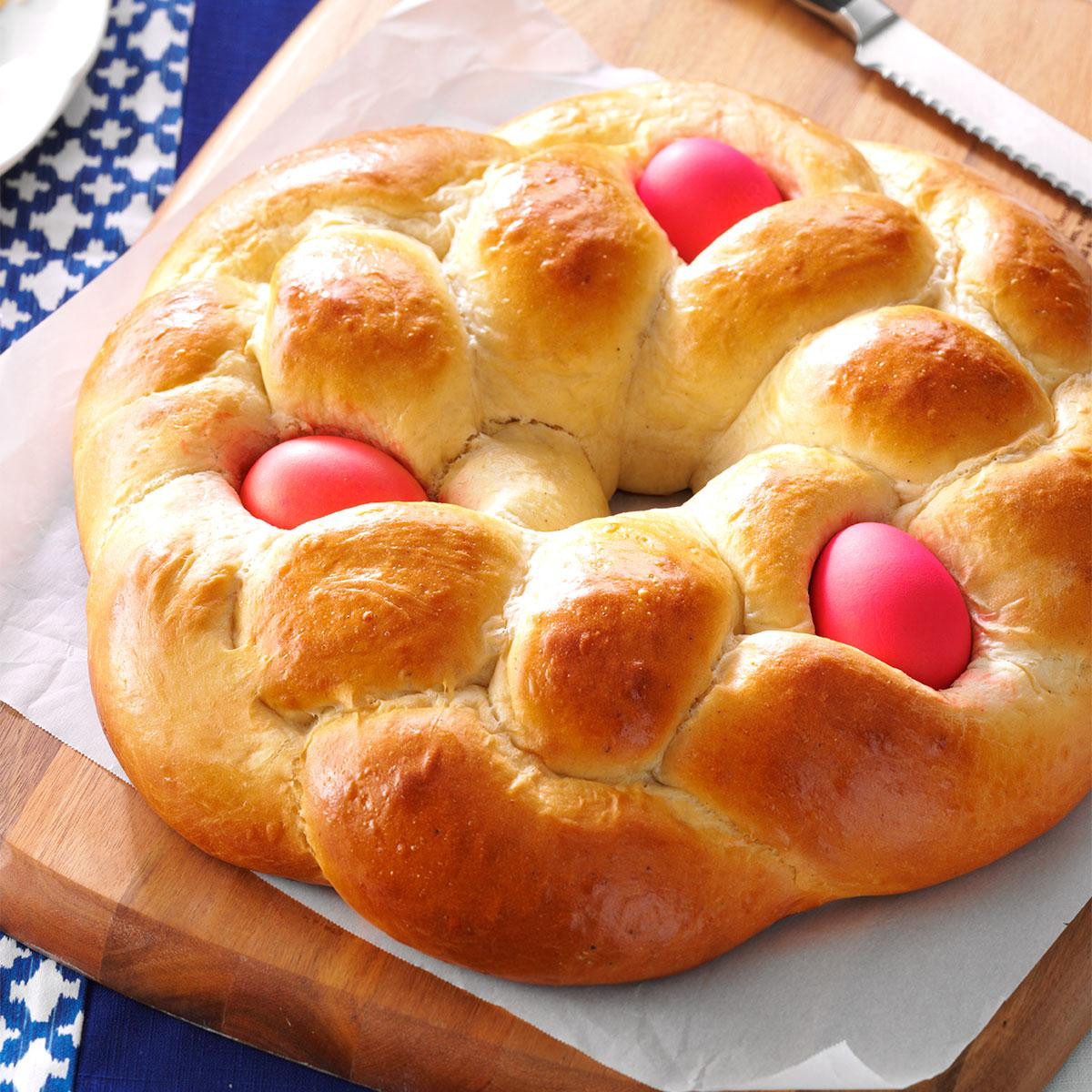 Easy Easter Bread Recipe
 Easter Egg Bread Recipe