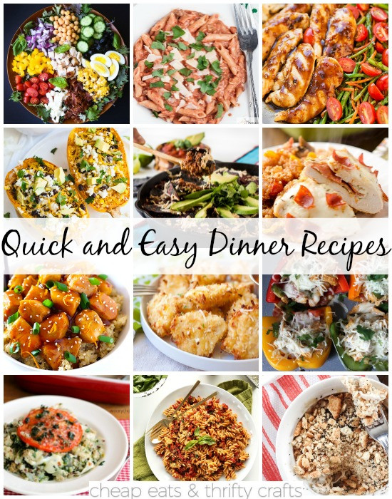 Easy Healthy Recipes For Dinner
 Link Love Quick and Easy Dinner Recipes for a Rainy Day