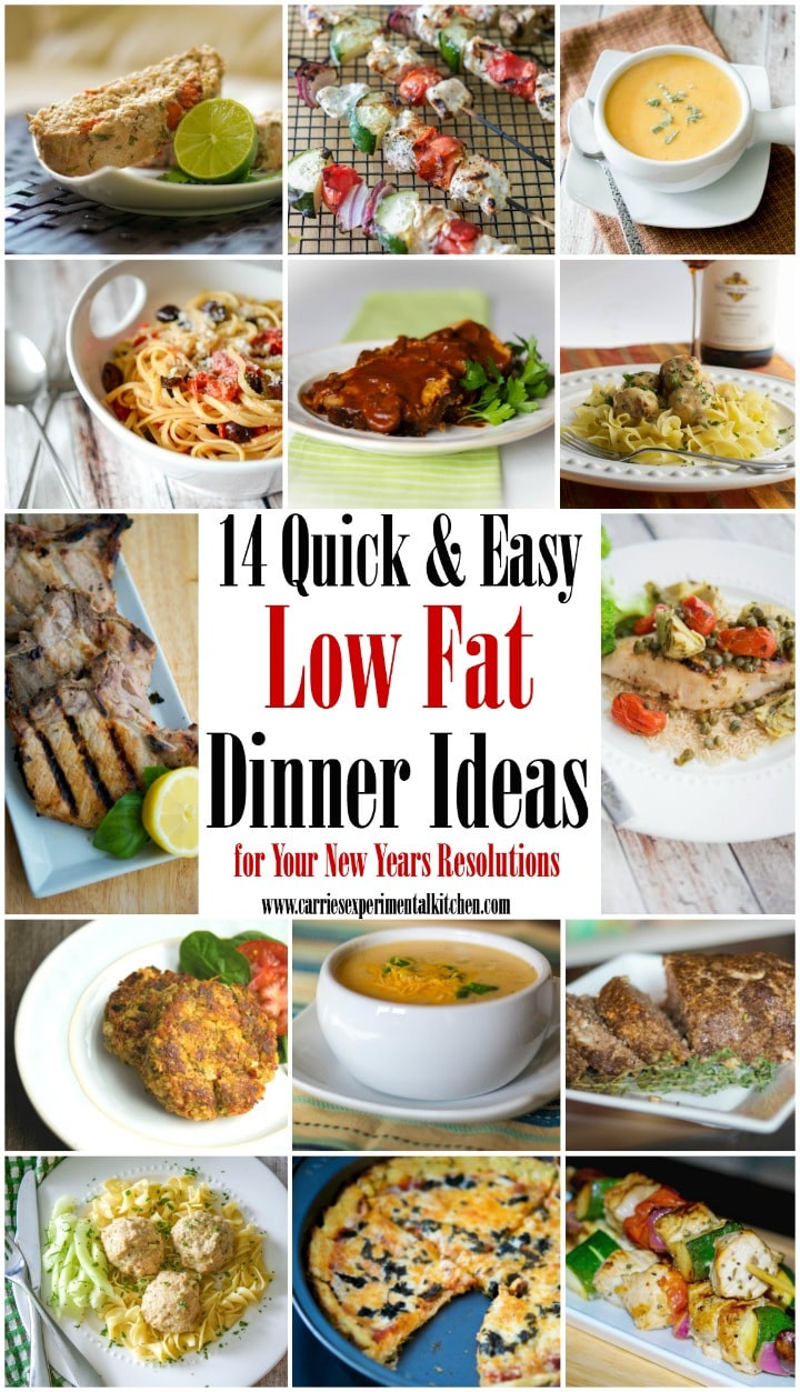 Easy Low Cholesterol Recipes For Dinner
 14 Quick & Easy Low Fat Dinner Ideas for your New Years