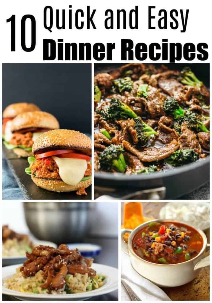Easy Quick Dinner Recipes
 Too Tired to Cook Try These 10 Quick Dinner Recipes lw