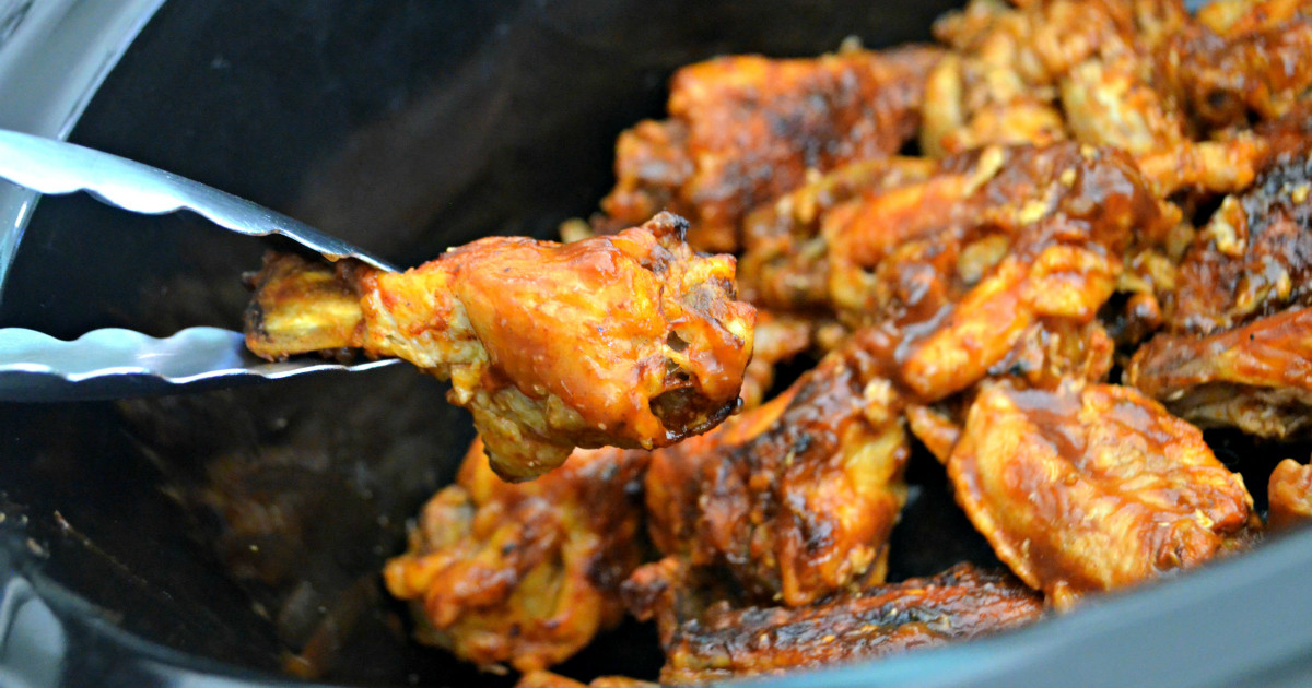 Easy Slow Cooker Chicken Wings Recipe
 Easy Slow Cooker Buffalo BBQ Chicken Wings Hip2Save